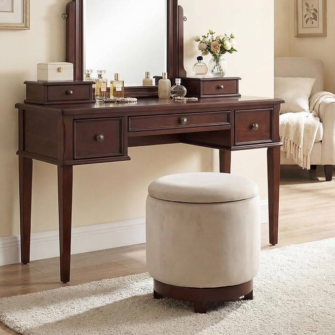 White & Walnut