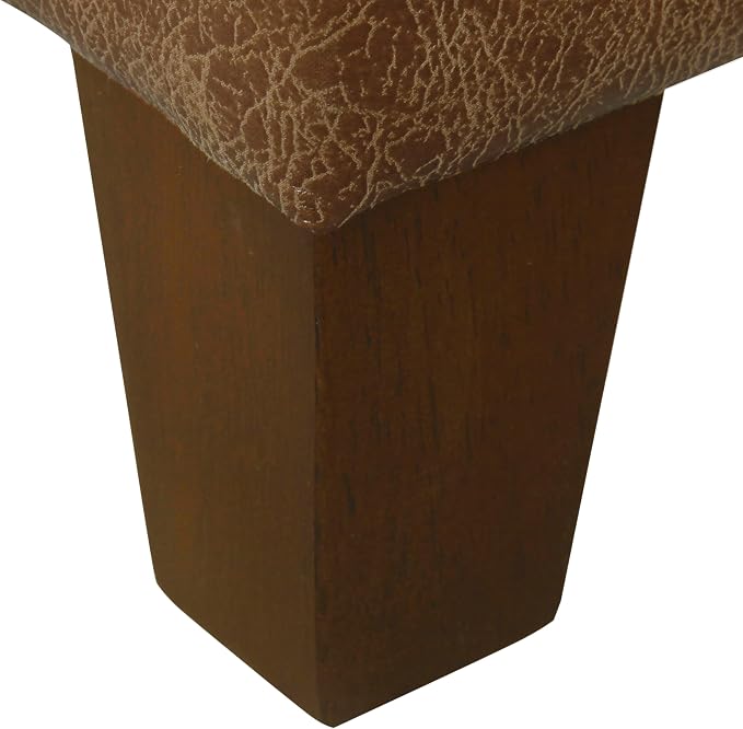 Distressed Brown Faux Leather