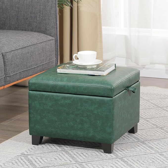 Style3 Green Faux Leather