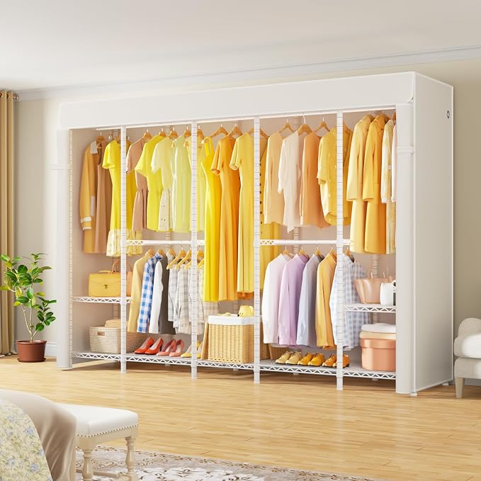 White Rack with White Cover
