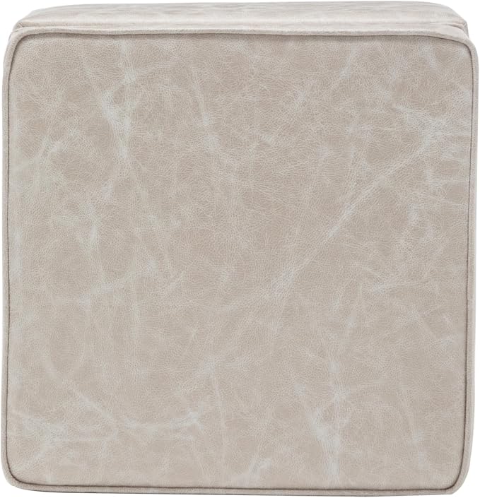 Distressed Tan Faux Leather