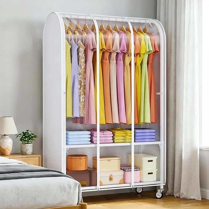 White Rack with White Cover