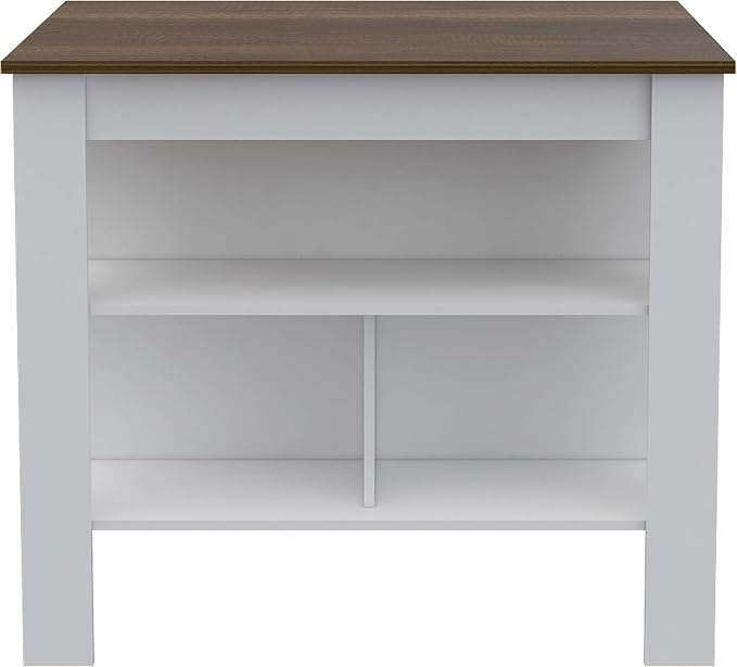 White + Walnut