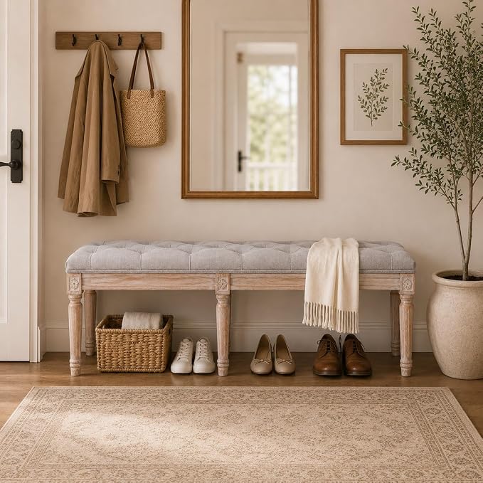 B- Dining Bench; Grey