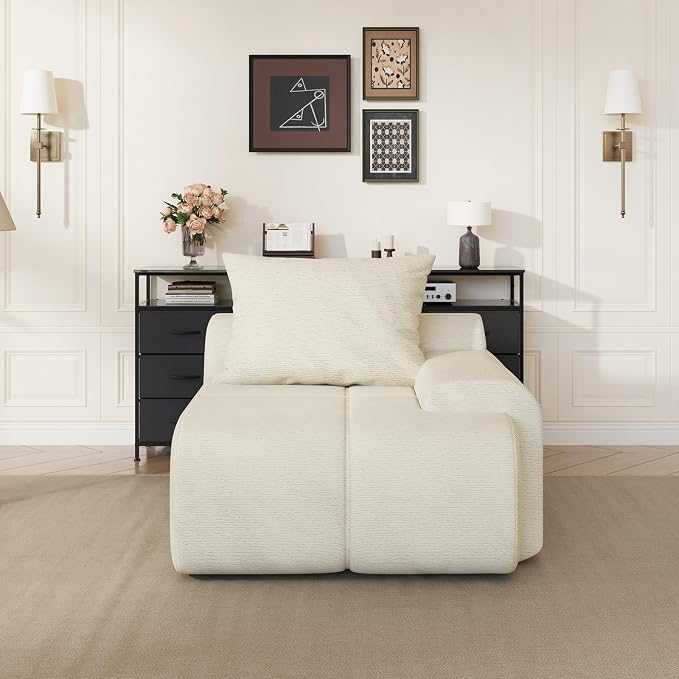 Chenille Corduroy - Cream White