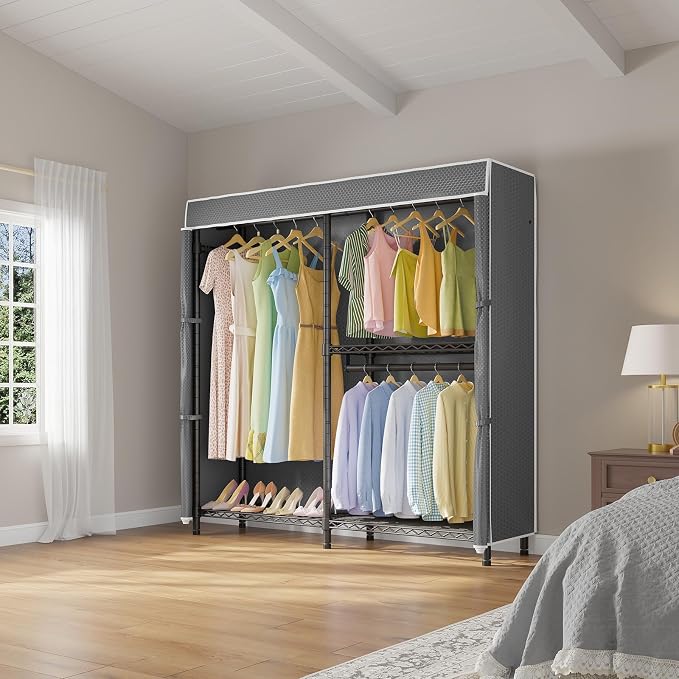 Black Rack with Grey Cover