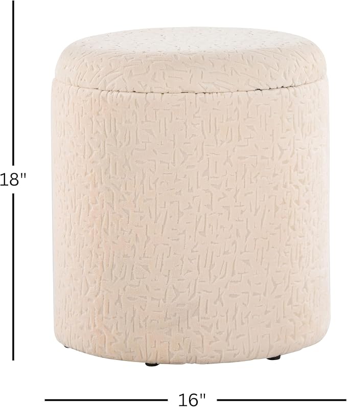 Beige Wool Blend Fabric