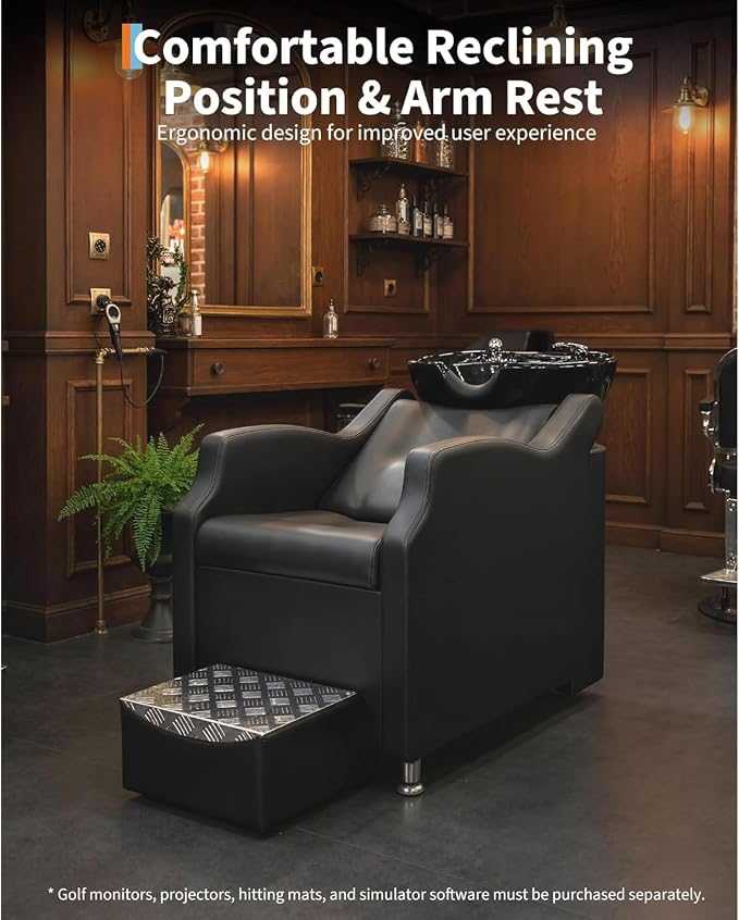 Black Abs Shampoo Bowl