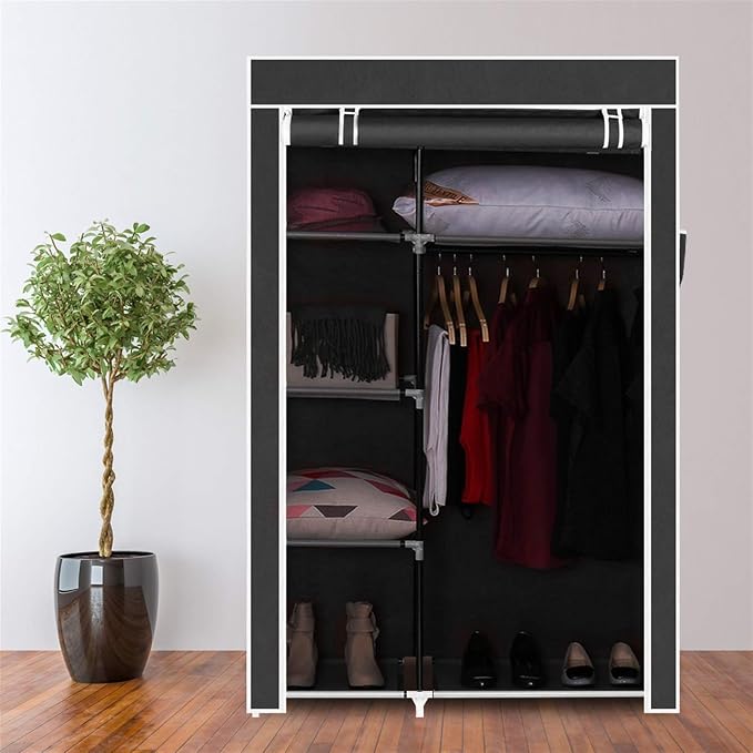 104.5x45.5x158cm, Black-a
