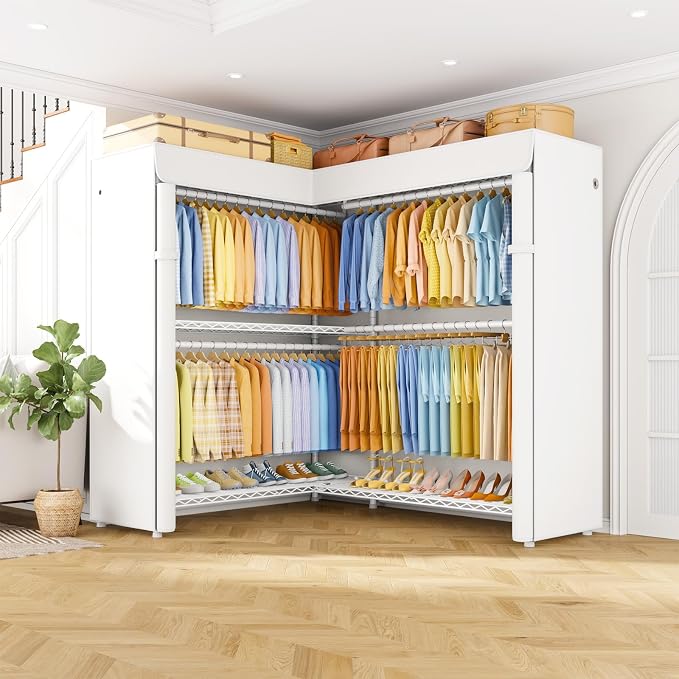 White Rack with White Cover