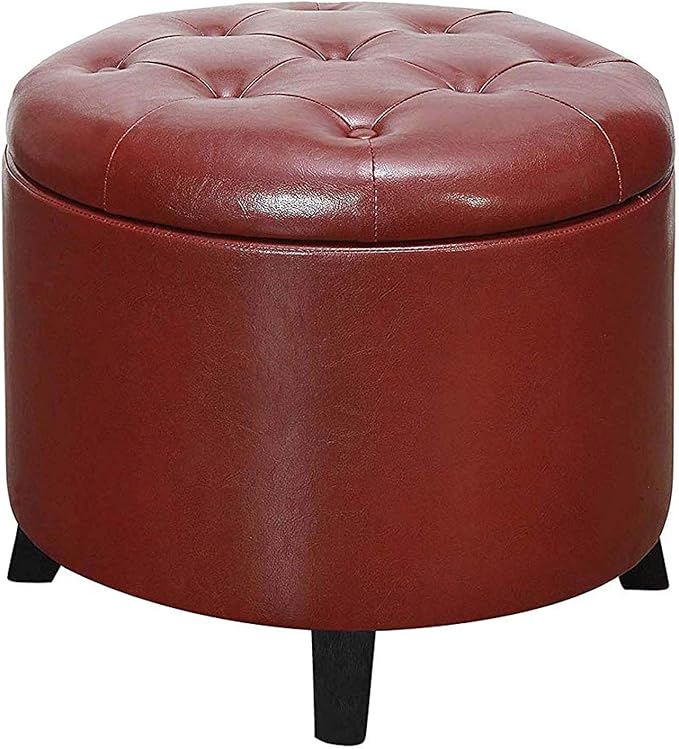 Burgundy Faux Leather