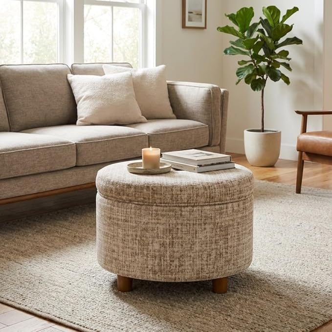 Cream Textural Woven