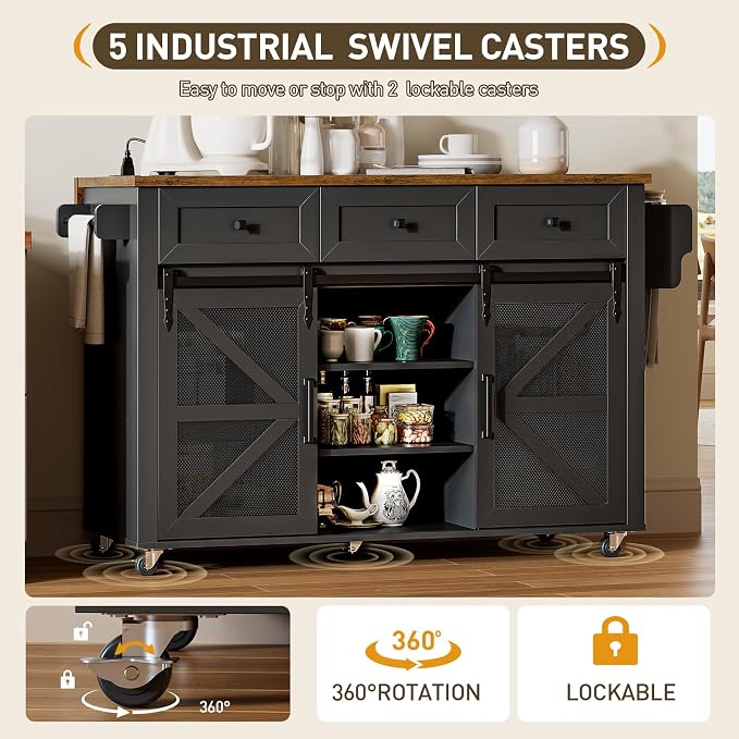 Black + Rustic Brown