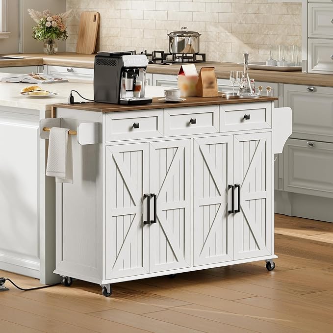 White + Walnut
