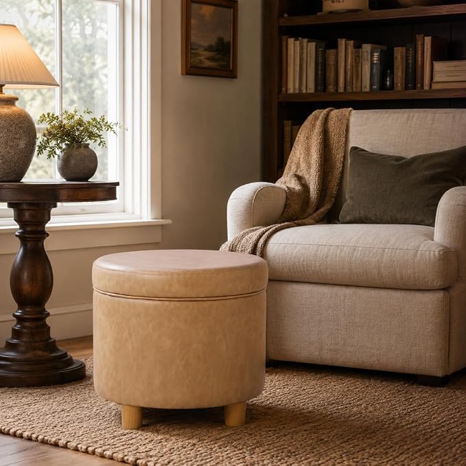 Sand Faux Leather