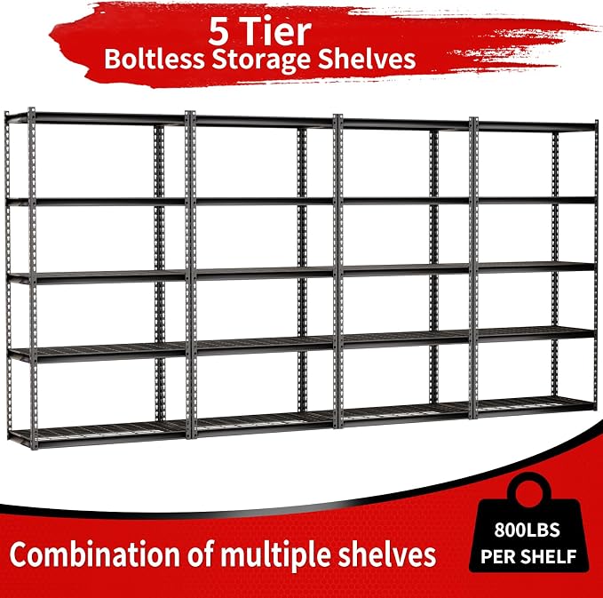 Black - Wire Shelves