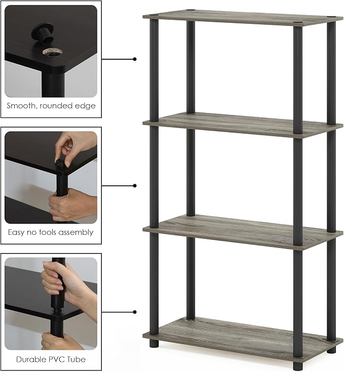 Grey Oak/Black
