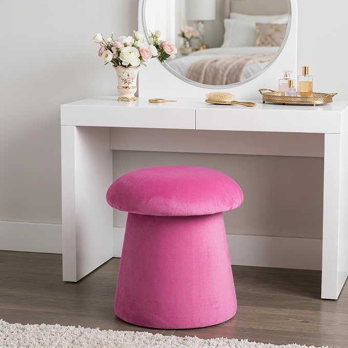Velvet Mushroom-hot Pink