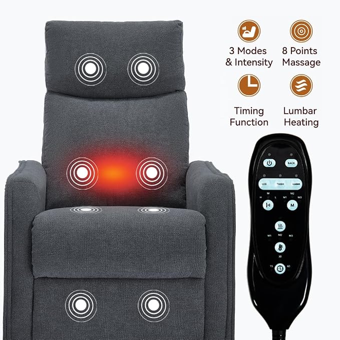 Grey + Metal & Wood + Fiber Foam and Polyester Fiber Pad