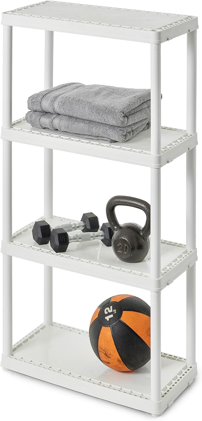 4 Shelf - White