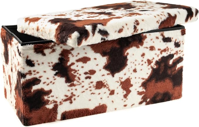 Cowhide Brown/White