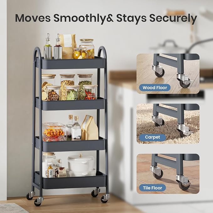 4-tier Deep Gray