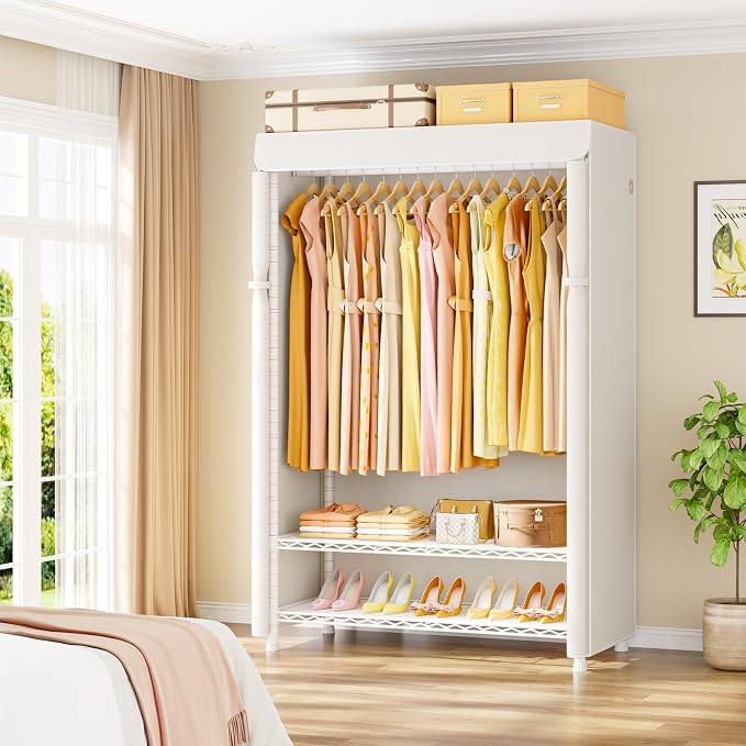 White Rack with White Cover