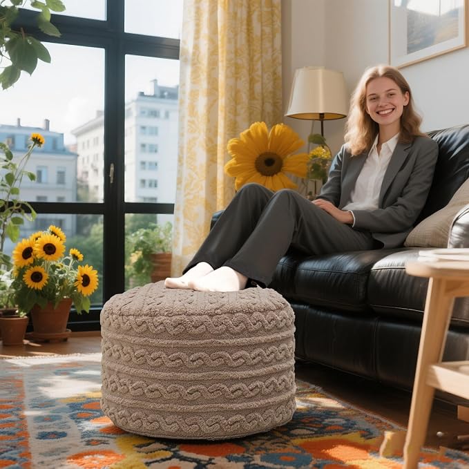 Coffee Pouf With Filler
