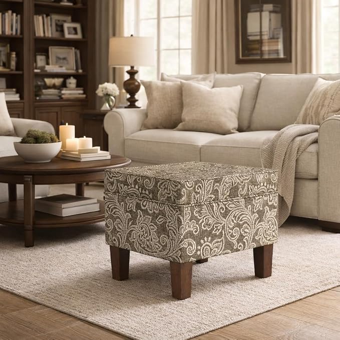 Brown Jacobean Print