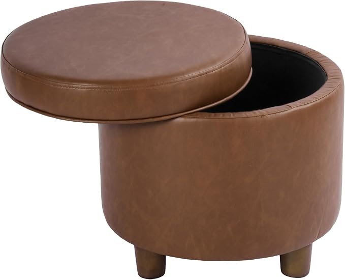 Chestnut Brown Faux Leather