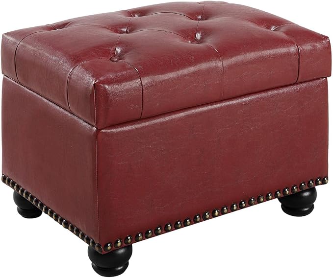 Burgundy Faux Leather