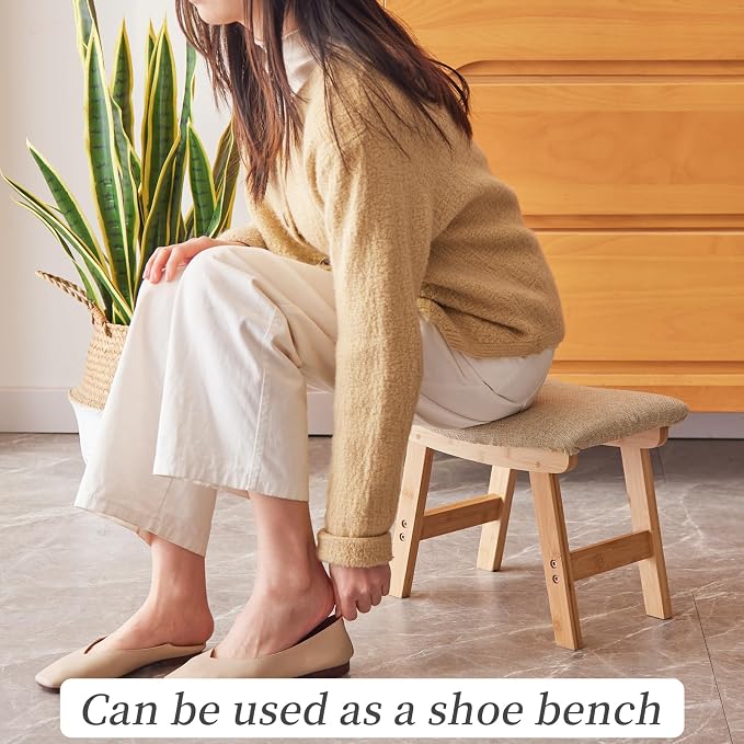 Natural Stool Legs - Beige Surface