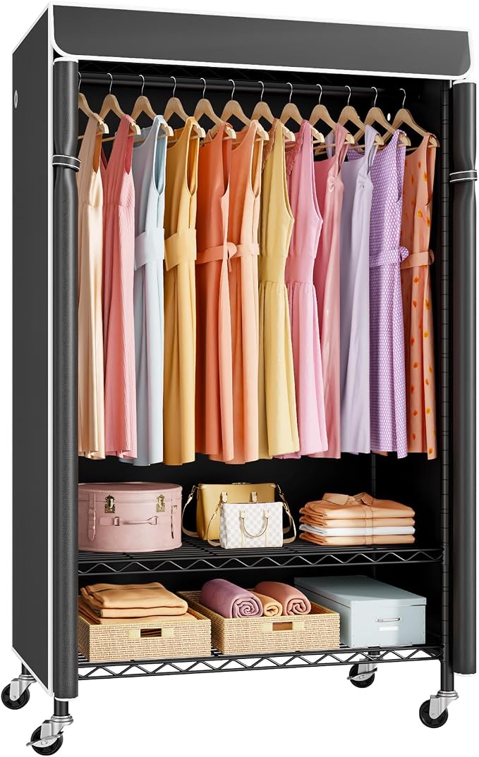 Black Rack with Black Cover