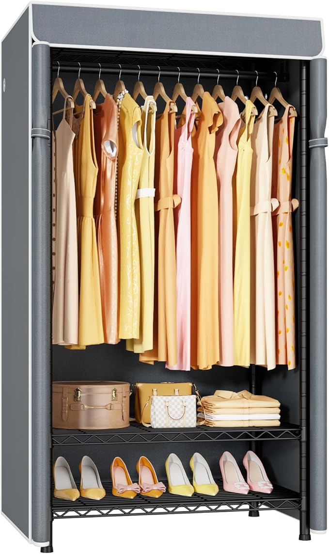 Black Rack with Gray Cover