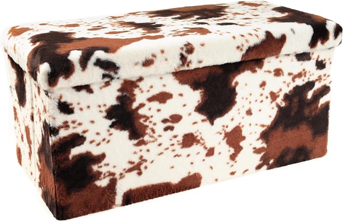 Cowhide Brown/White