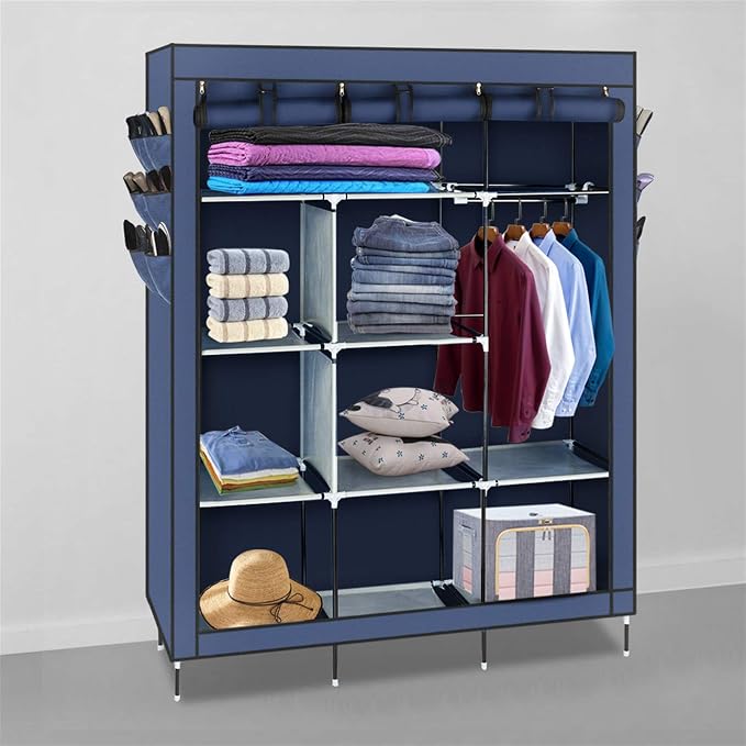 127x45x175cm, Dark Blue-l