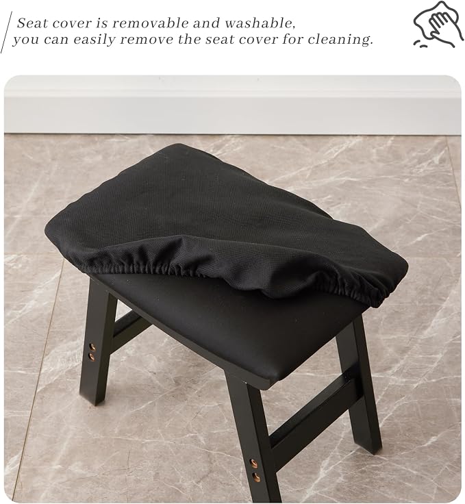 Black Stool Legs - Black Surface