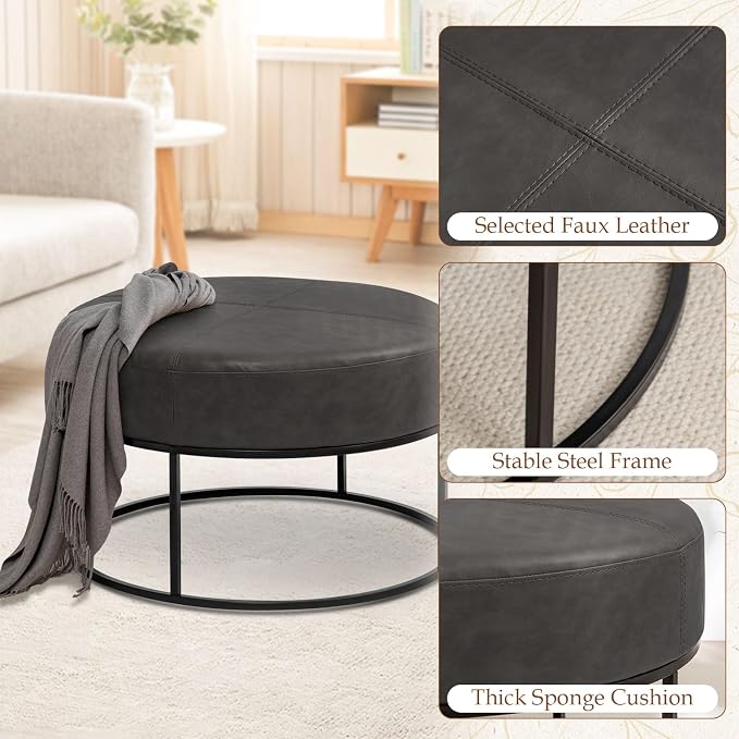 Vintage Black-round