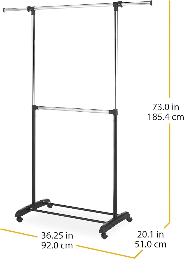 36 x 20 x 73 inch,Black