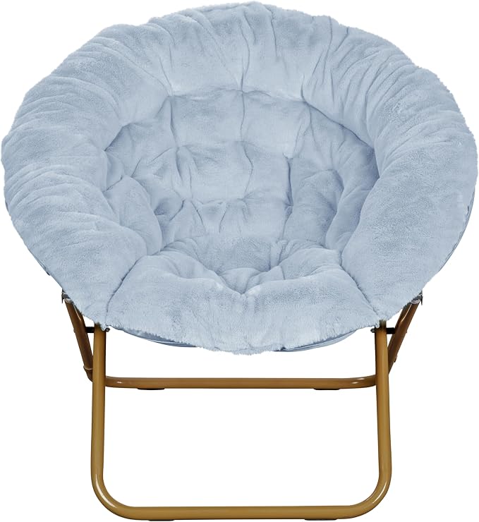 Aqua Fabric/Soft Gold Frame