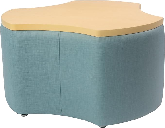 Sky Blue Crosshatch/Maple
