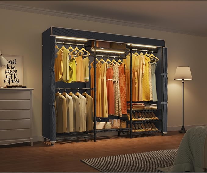 Black Rack With Black Cover