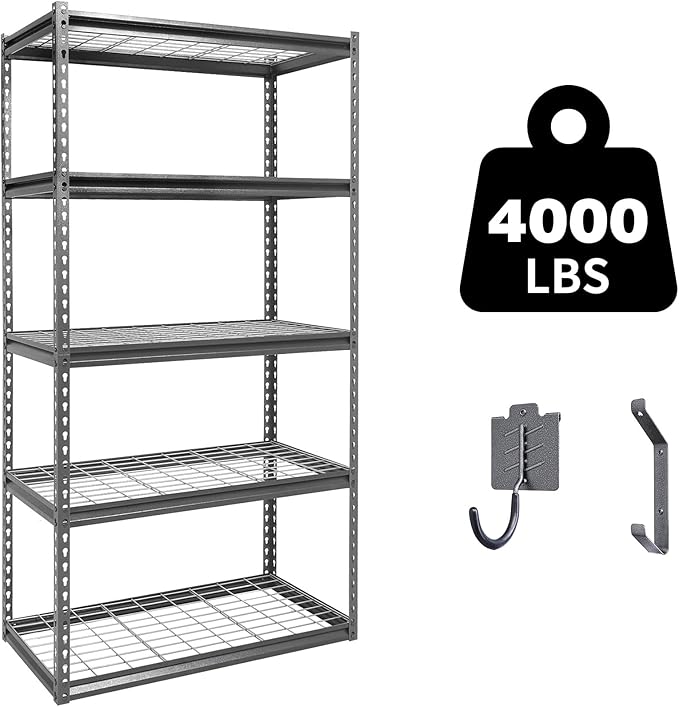 Dark Grey - Wire Shelves