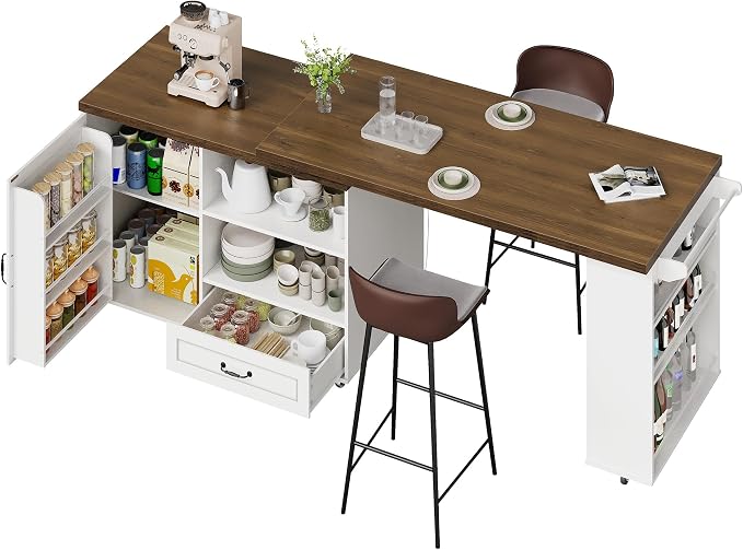 White + Walnut