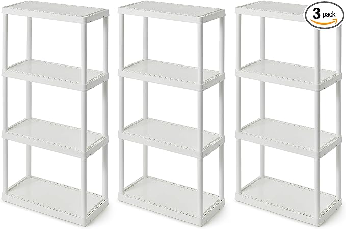 4 Shelf - White