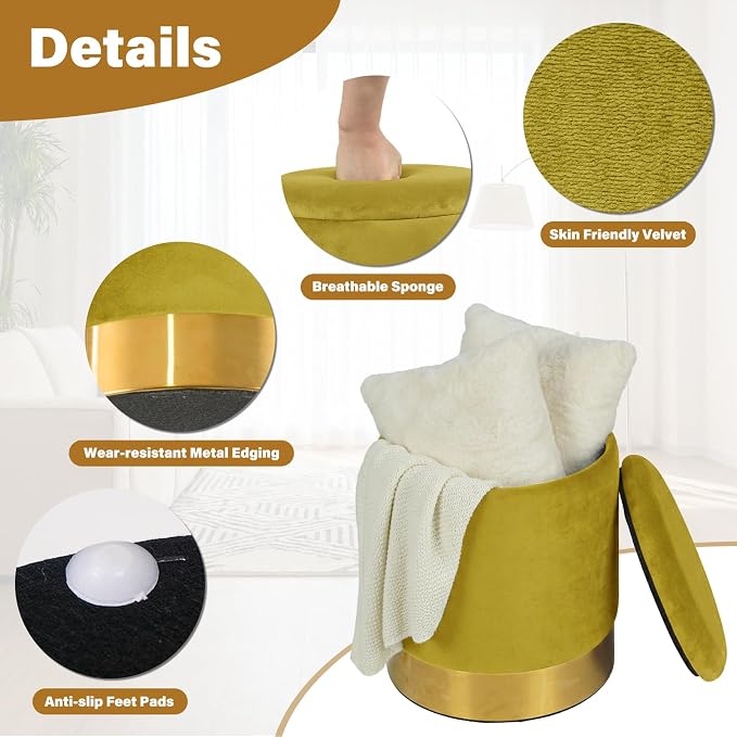 Dark Mustard Yellow