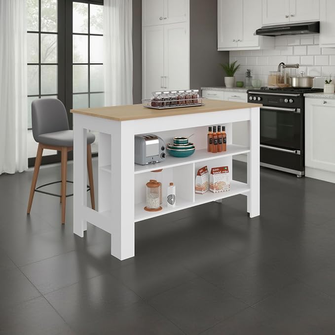White + Light Oak