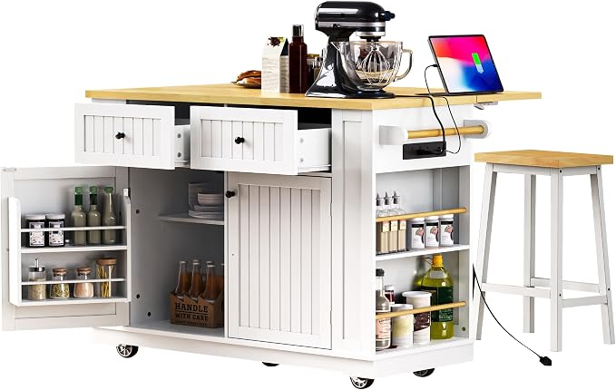 White Set With 2 Bar Tools
