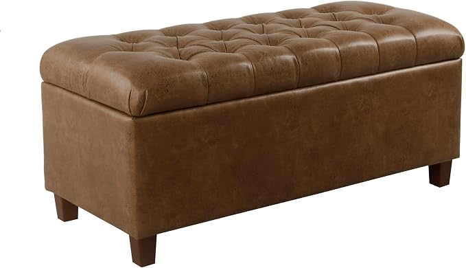 Distressed Brown Faux Leather