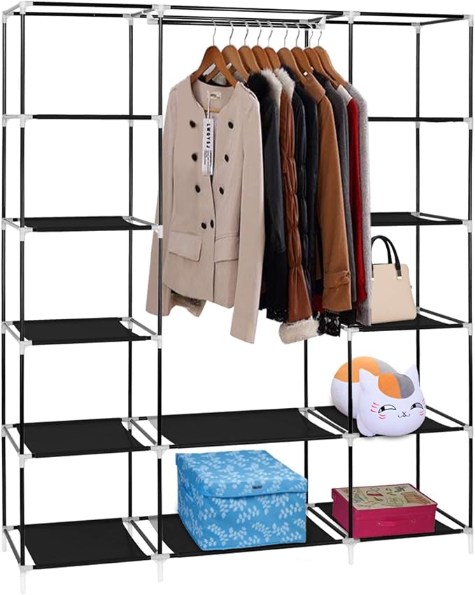 150x45x175cm, Black-h